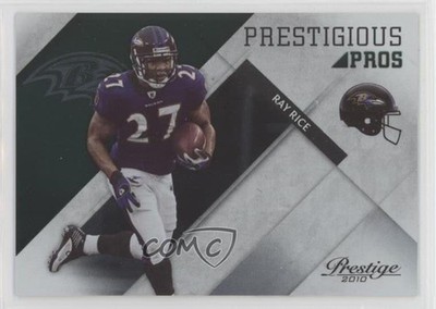 2010 Panini Prestige Prestigious Pros Green 72/250 Ray Rice #43 1g4r