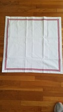 New Restoration Hardware Italian Hotel Satin Stitch Euro Sham Pillowcase Red