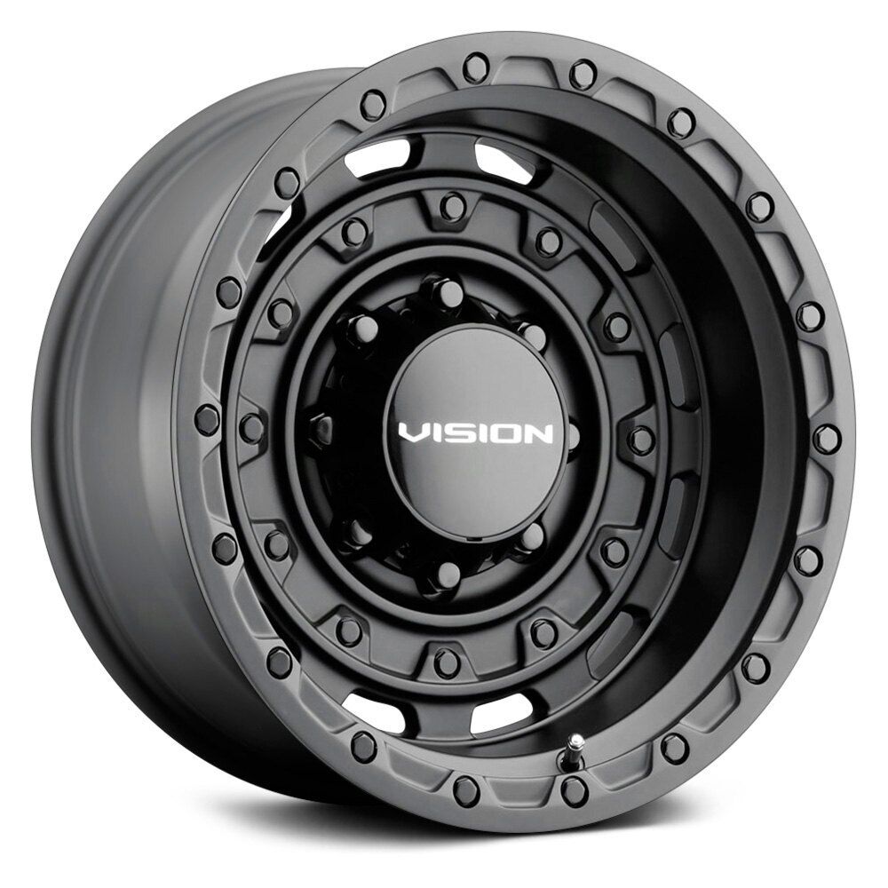 Vision 403 TACTICAL Wheels 17x10 (-25, 5x127, 78.1) Black Rims Set of 4