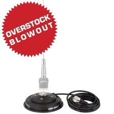 UNI-MAG Universal NMO Antenna Mount Magnetic Base 13' RG-58 Coax Cable VHF UHF