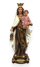 17" Imagen Virgen Del Carmen Our Lady of Mt Carmel Statue Virgin Catholic Art