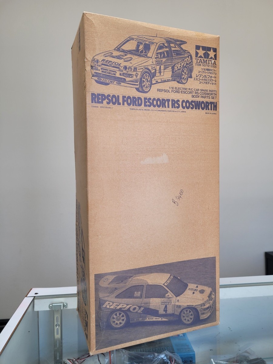 New TAMIYA 1/10 R/C Repsol Ford Escort RS Cosworth Polycarbonate