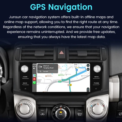 4+64G Car Stereo Radio Android Carplay GPS Navi BT For Toyota 4runner 2010-2019 - Picture 4 of 11