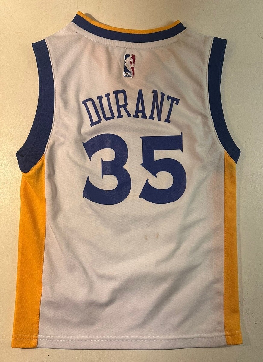 KEVIN DURANT #35 GOLDEN STATE WARRIORS JERSEY ADIDAS SIZE S YOUTH