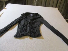 Womens Nobo black button up blouse sz xs (1)