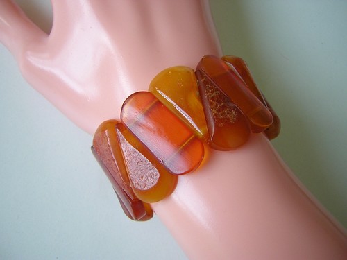 Honey Nature Amber Bracelet Drop & Rods Amber 0.8oz