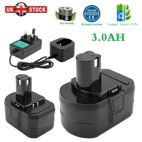 3000mAh Ni-MH Battery/Charger For Ryobi 
