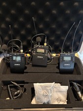 Comica Audio WM-300IIA UHF 2-Person Wireless Lavalier Microphone System