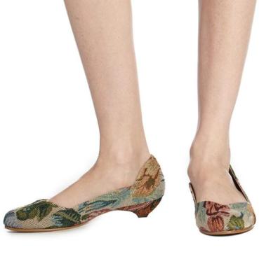 Guava Heel in Floral by Roni Kantor Size 37, 38, 41 Available