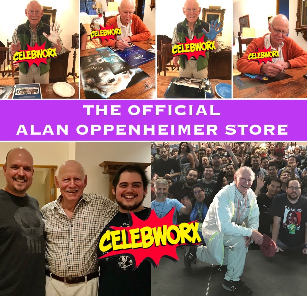 ALAN OPPENHEIMER Signed STAR TREK: VOYAGER 8x10 Photo Autograph