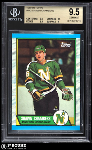 POP 1: Shawn Chambers RC BGS 9.5: 1989-90 Topps Rookie Card - Picture 1 of 3
