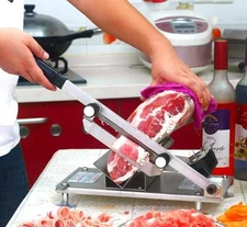 ST-200B Manual Stainless Steel Frozen Meat Slicer Beef Slicing Machine T