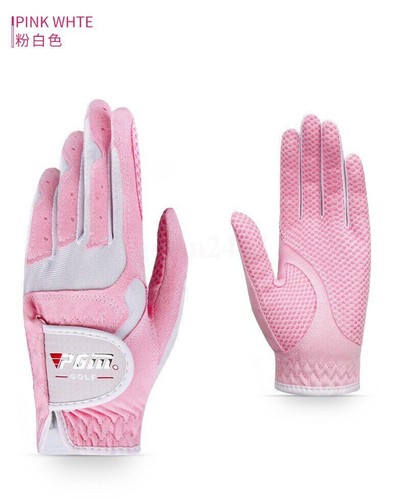 AUS Women's Golf Gloves Microfber Cloth Anti-skid Particles Golf Gloves 1 Pair - Picture 13 of 16