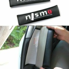 2pcs N.i.s.m.o Carbon Pattern Car Seat Belt Cover Cushion Protect Shoulder Pads 2pcs N.i.s.m.o Carbon Pattern Car Seat Belt Cover Cushion Protect Shoulder Pads