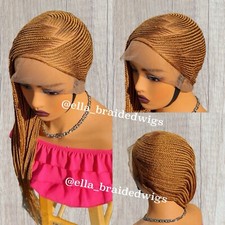 Ready To Ship Full Lace Lemonade braided wigs for black women