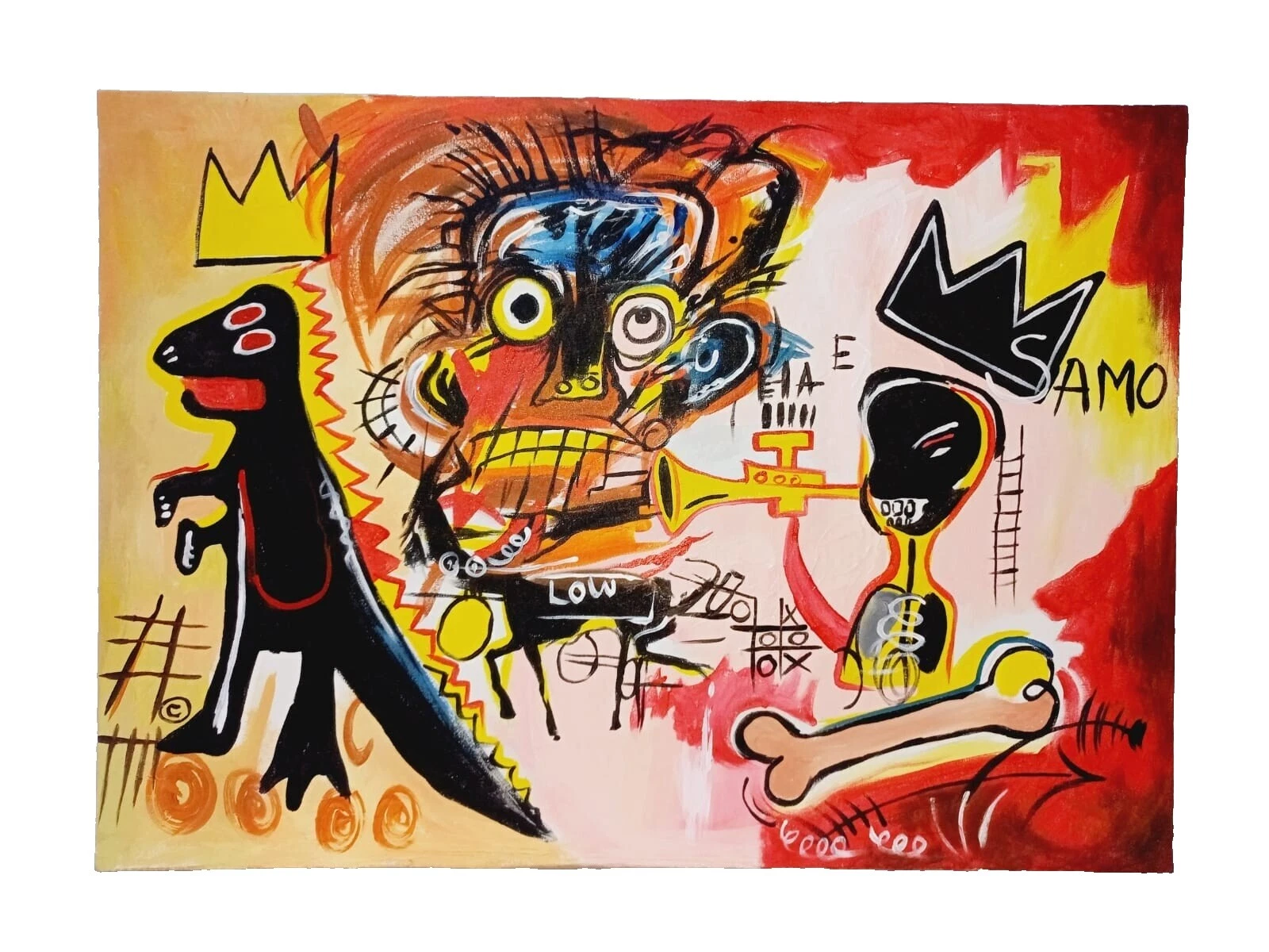 Jean-Michel Basquiat 表现主义艺术绘画