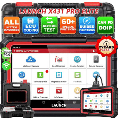 2026 LAUNCH X431 PRO ELITE V5.0 PRO 5 OBD2 Diagnosegerät ALLE SYSTEM ECU Coding