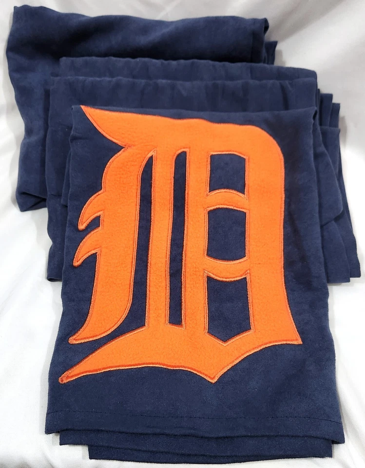 Cobertura deportiva DETROIT TIGERS CENEFA Y PANELES CORTINA azul con naranja D béisbol Foto 3 de 4