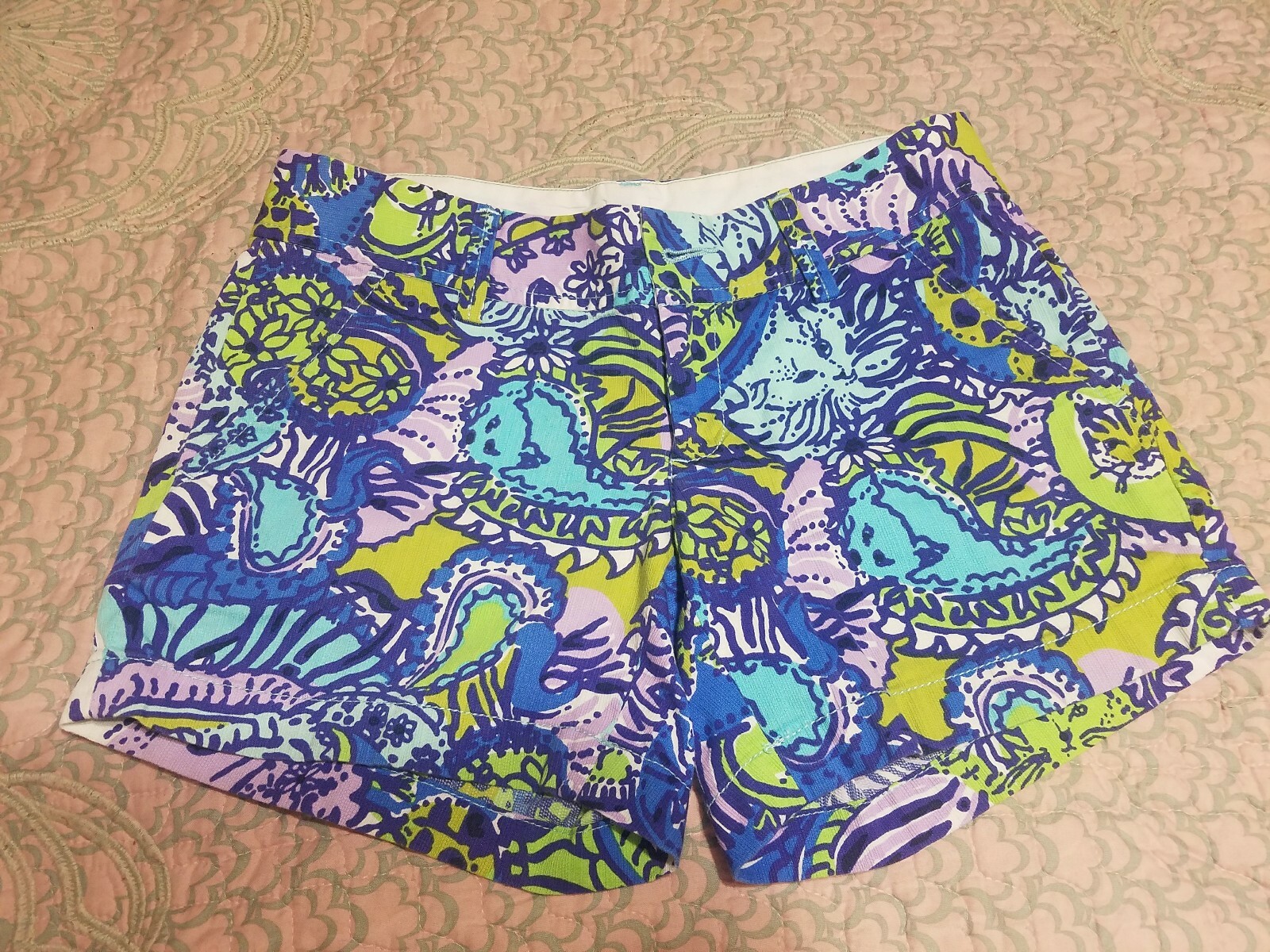 Preowned Lilly Pulitzer Callahan Short Womens Size 00 Gem