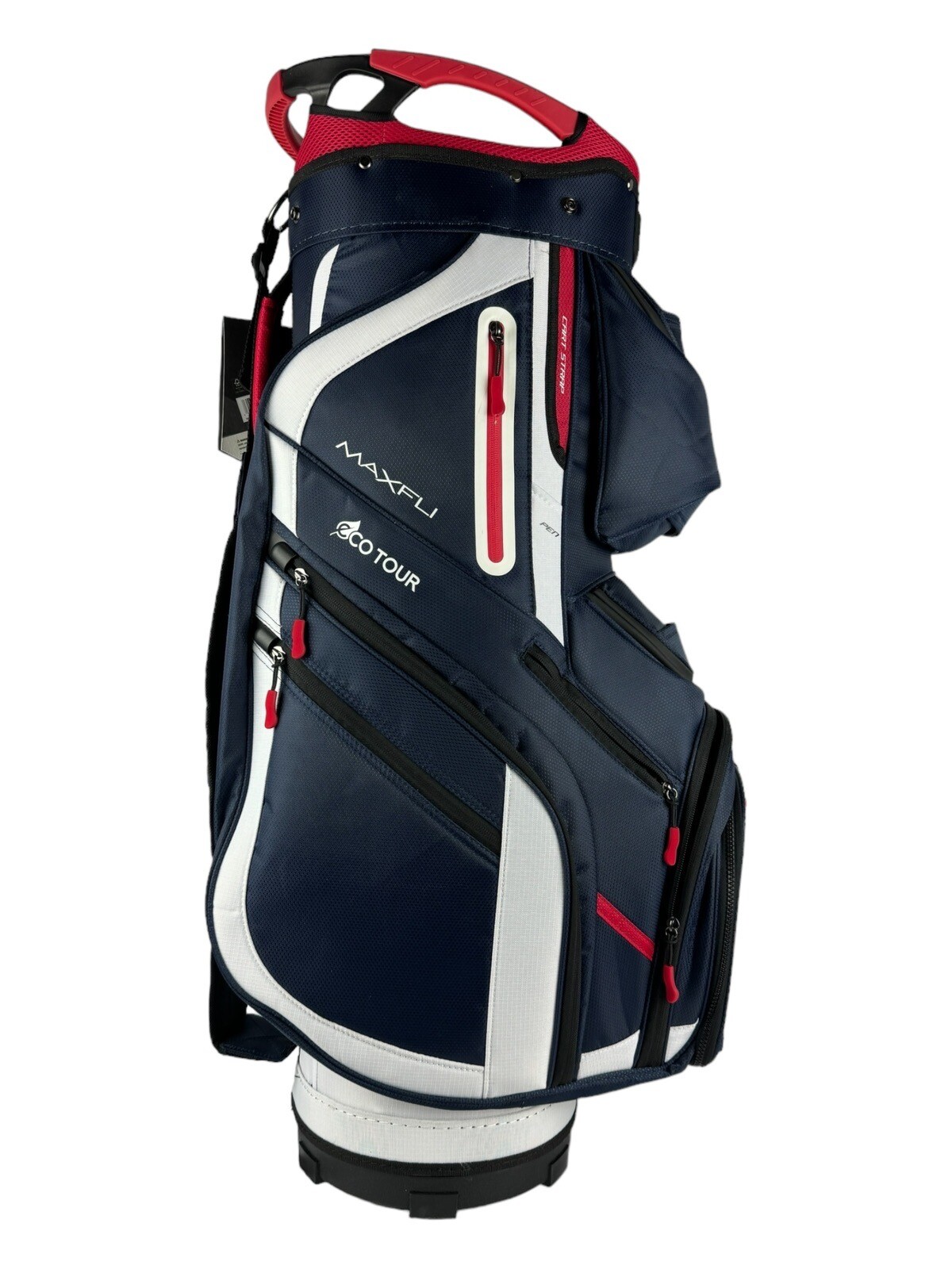 Maxfli 2022 Eco Tour Cart Bag Red White Blue USA American Flag