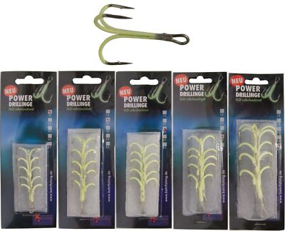 Behr Meereshaken für Norwegen Drillinge Angelhaken Meeresangeln, Drillingshaken