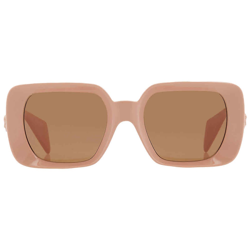 Versace Brown Square Ladies Sunglasses VE4473U 548973 56 VE4473U 548973 56