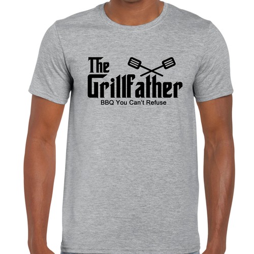 Der Grillvater - Herren T-Shirt BBQ Sommer Geschenk Spaß Papa - Bild 7 von 7