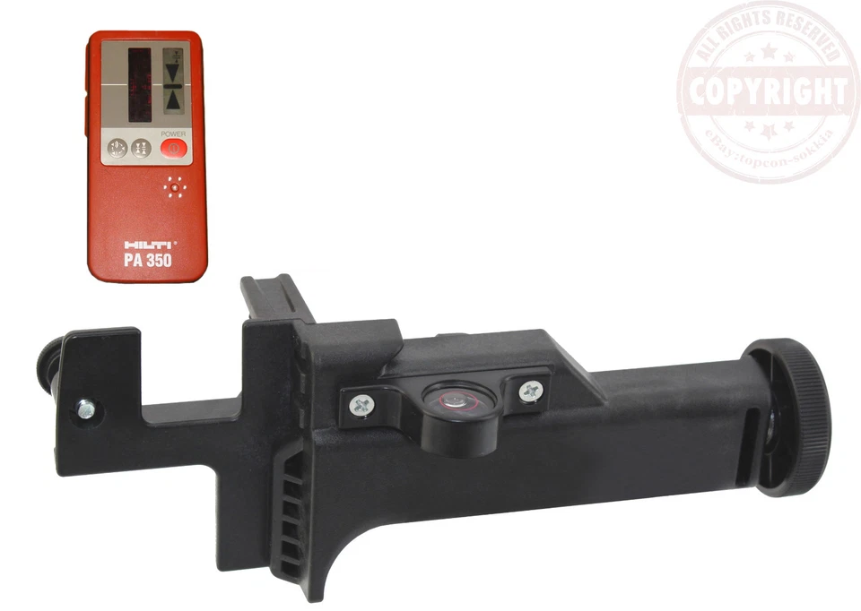 HILTI PA 360 LASER DETECTOR BRACKET CLAMP FOR PA 350 RECEIVER , PN: 00311778