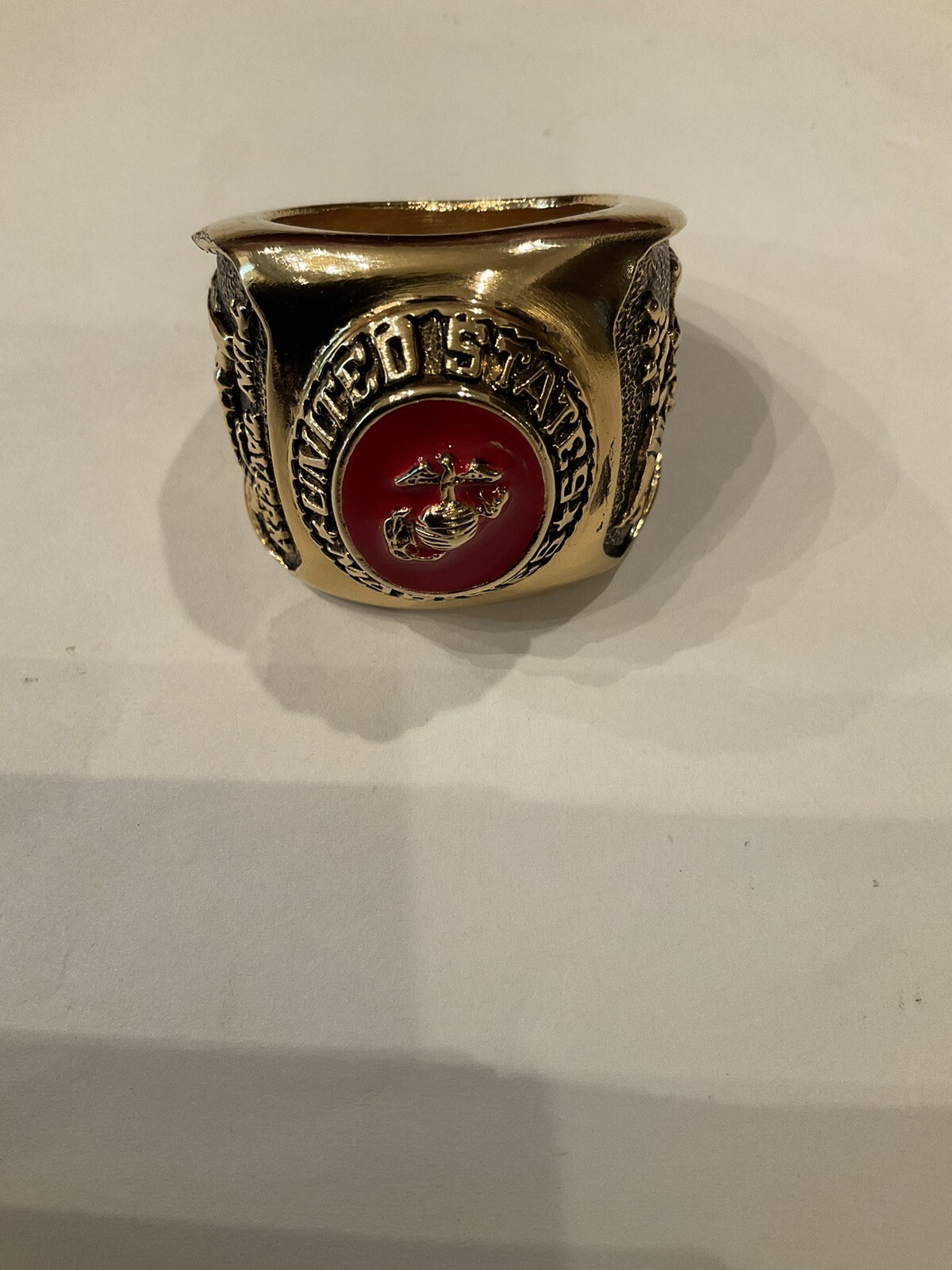 USMC Brass paperweight Ring eBay