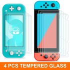 4 Pcs Nintendo Switch / Lite Premium Hd Tempered Glass Screen Protector Guard