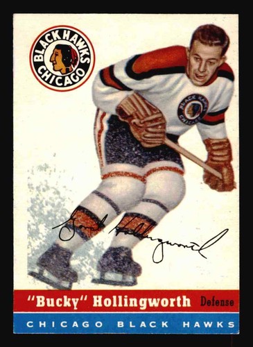 Bucky Hollingworth #12 1954 Topps card