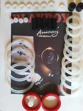 FLIPPER DATA EAST- PLAYBOY- ELASTIQUE SILLICONE TRANSPARENT-PINBALL RUBBER KIT