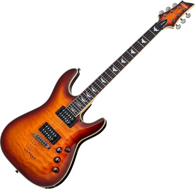 Schecter Omen Extreme-6 Electric Guitar in Vintage Sunburst