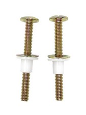 2Pcs Toilet Seat Screws, Steel Toilet Seat Hinge Bolts and Nuts Top Mount