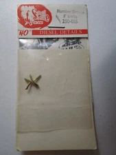 Cal-Scale HO #416 Numberboards, Diesel, Early EMC/EMD F Unit w/Marker Light (2)