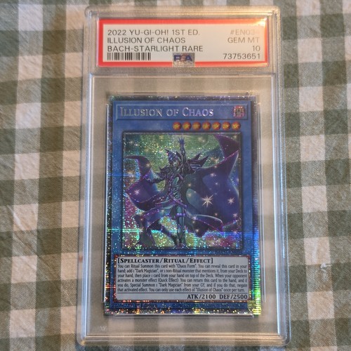 Yu-Gi-Oh! Illusion of Chaos Starlight rare 1st Ed PSA 10 2022 yugioh