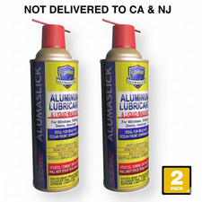 Alumaslick Aluminum Lubricant Spray 11oz Pack of 2 Rust Dust Moisture Protection