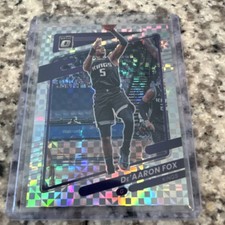 Panini Donruss Optic 2021-22 De'Aaron Fox Kings Checkerboard Prizm #85