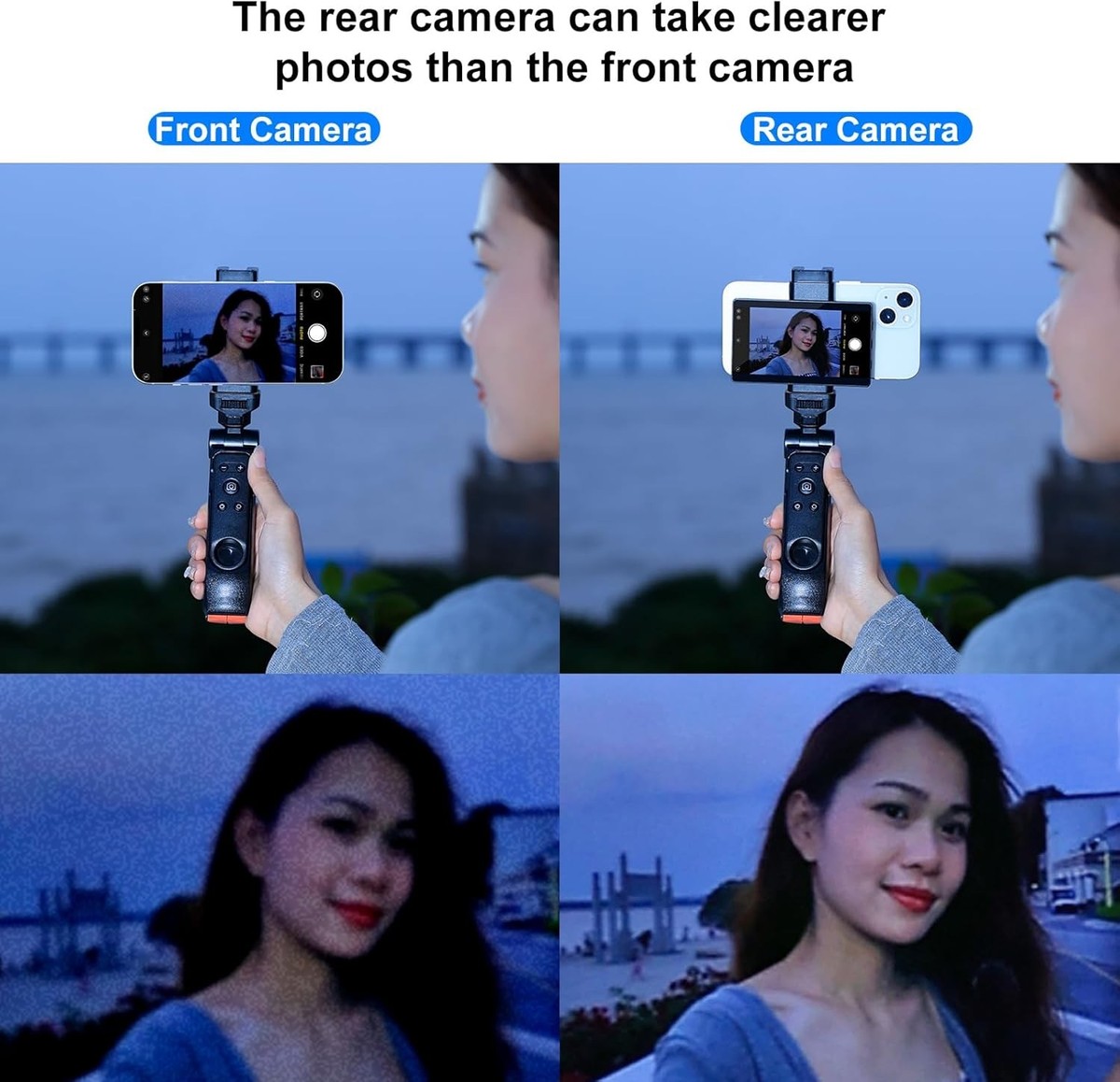 Newmowa 4K 30 Wired 1080P Wireless Recording in Vlog Selfie