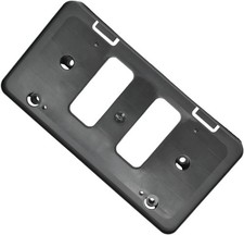 Marco De Matrícula Negro Toyota 3D – Acero Inoxidable Libre De óxido + Tapas Antirrobo