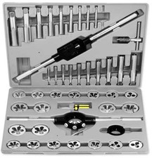 45 Piece Large Metric Tap  Die Tool Set