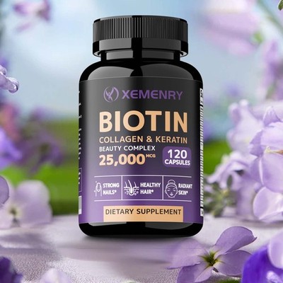 Biotin Collagen & Keratin - Anti-Aging, Support Skin Health, Prevents Hair Loss