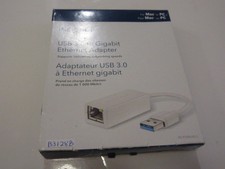 Insignia USB 3.0 to Gigabit Ethernet Adapter for MAC or PC NS-PU98635