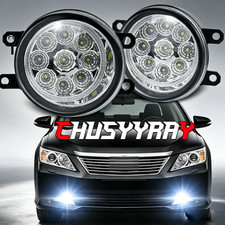 Pair Of Fog Lights Driving Lamps For Toyota Yaris Hatchback 24 Door 2009-2014