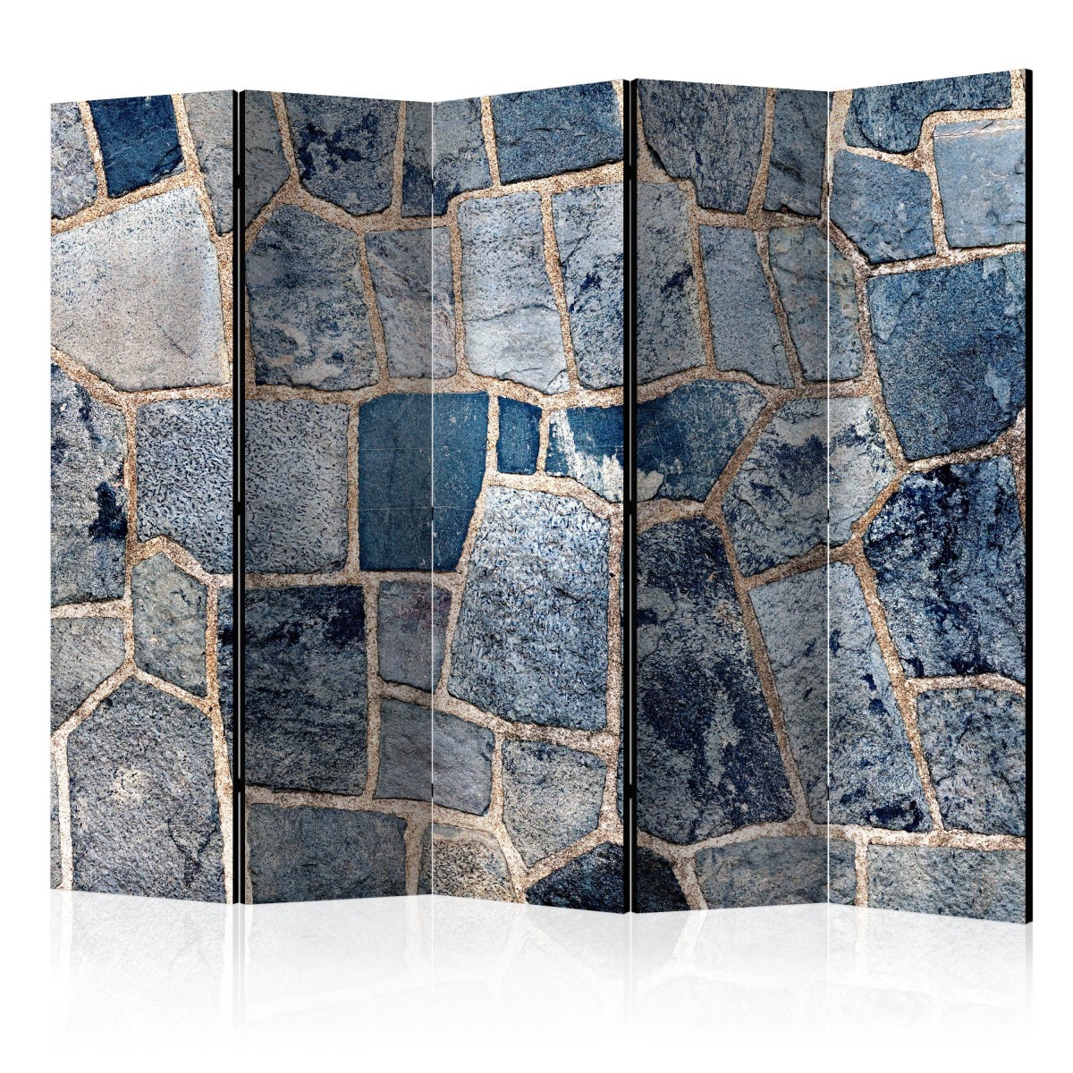 Paravent 5 volets Sapphire Stone de 172x225 cm pour créer un coin bureau