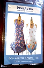 Bon Appetit Apron Sewing Pattern by Indygo Junction IJ715  NEW
