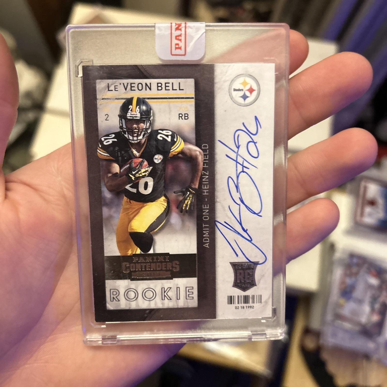 Le'Veon Bell Panini Contenders #221 Autograph