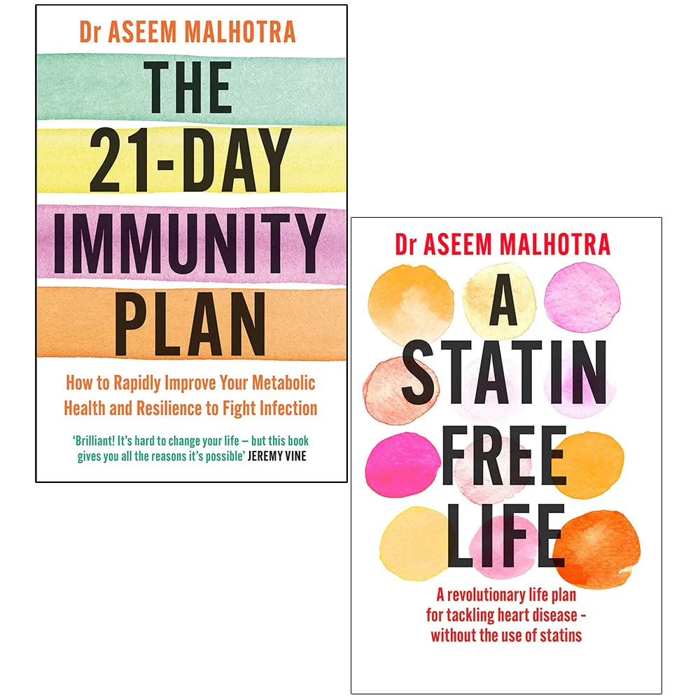 Dr Aseem Malhotra Collection 2 Books Set (The 21-day Immunity Plan, A Sta | TODO