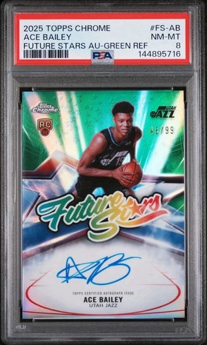 2025 Topps Chrome Ace Bailey Future Stars Autographs (RAW)