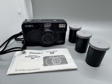 Minolta Freedom Action Zoom 90 Date - Point  Shoot 35mm Film Camera W/ 3 Films